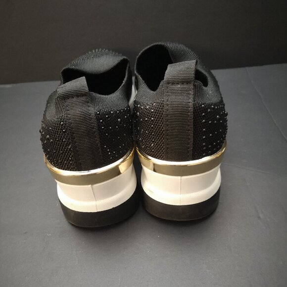 Flexus Ladies Size 41 (approximate 9.5-10 US) Black Wedge Heel Casual Shoes - Picture 6 of 8